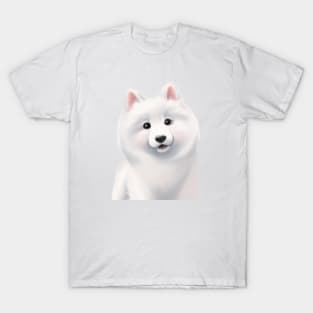 Cute Samoyed Drawing T-Shirt